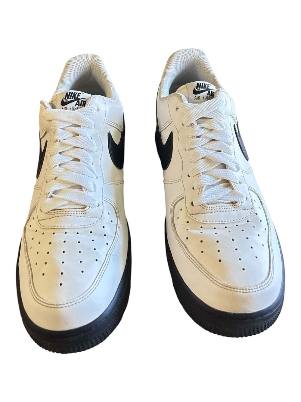 Nike Air Force 1 Low '07 White and Black Sole Sneakers (CK7663-101)